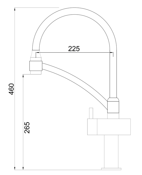 Смеситель для кухни FKMS 60 Inox - фото 4