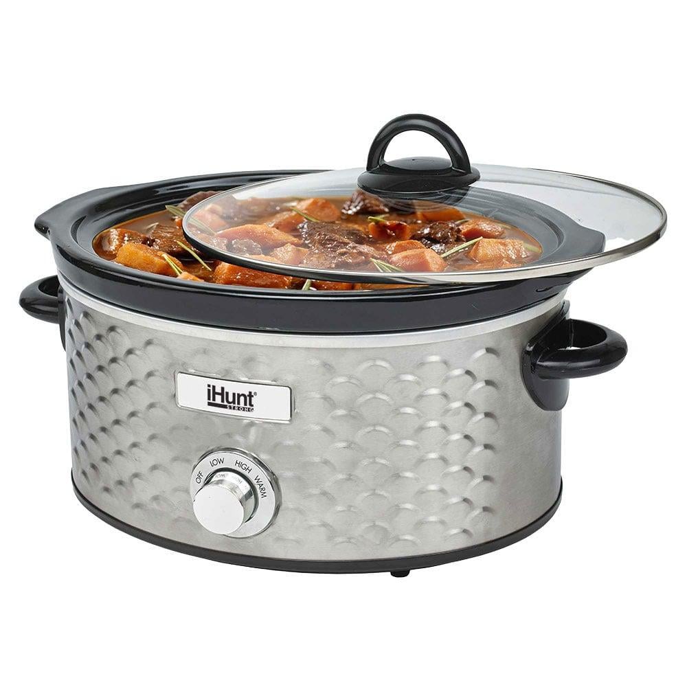 Мультиварка iHunt Bro Slow Cooker PRO нержавеющая сталь 4,25 л 220 Вт Серебряный - фото 2