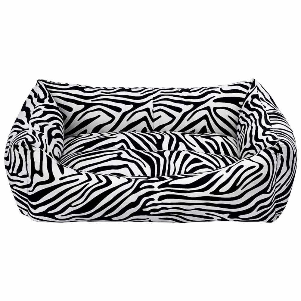 Диван для животных Makaron прямоугольный с бортиками 95х70х22 см XL Серый (VR06/0847) - фото 1 Диван для животных Makaron прямоугольный с бортиками 95х70х22 см XL Серый (VR06/0847) - фото 1