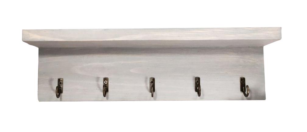 Настенная ключница из дерева ручной работы на 5 ключей (60411-Нов)