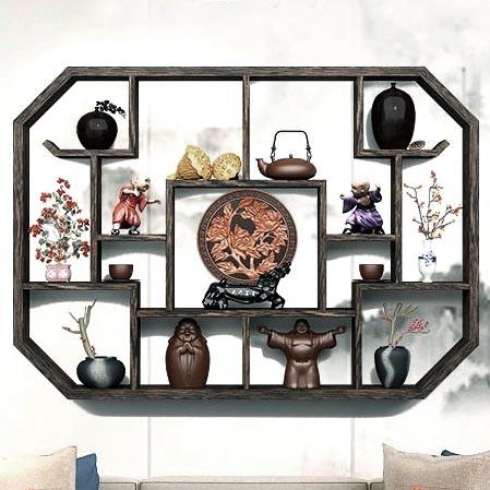 Полка для кружек из дерева Шигари Мокко (СДК-011210)