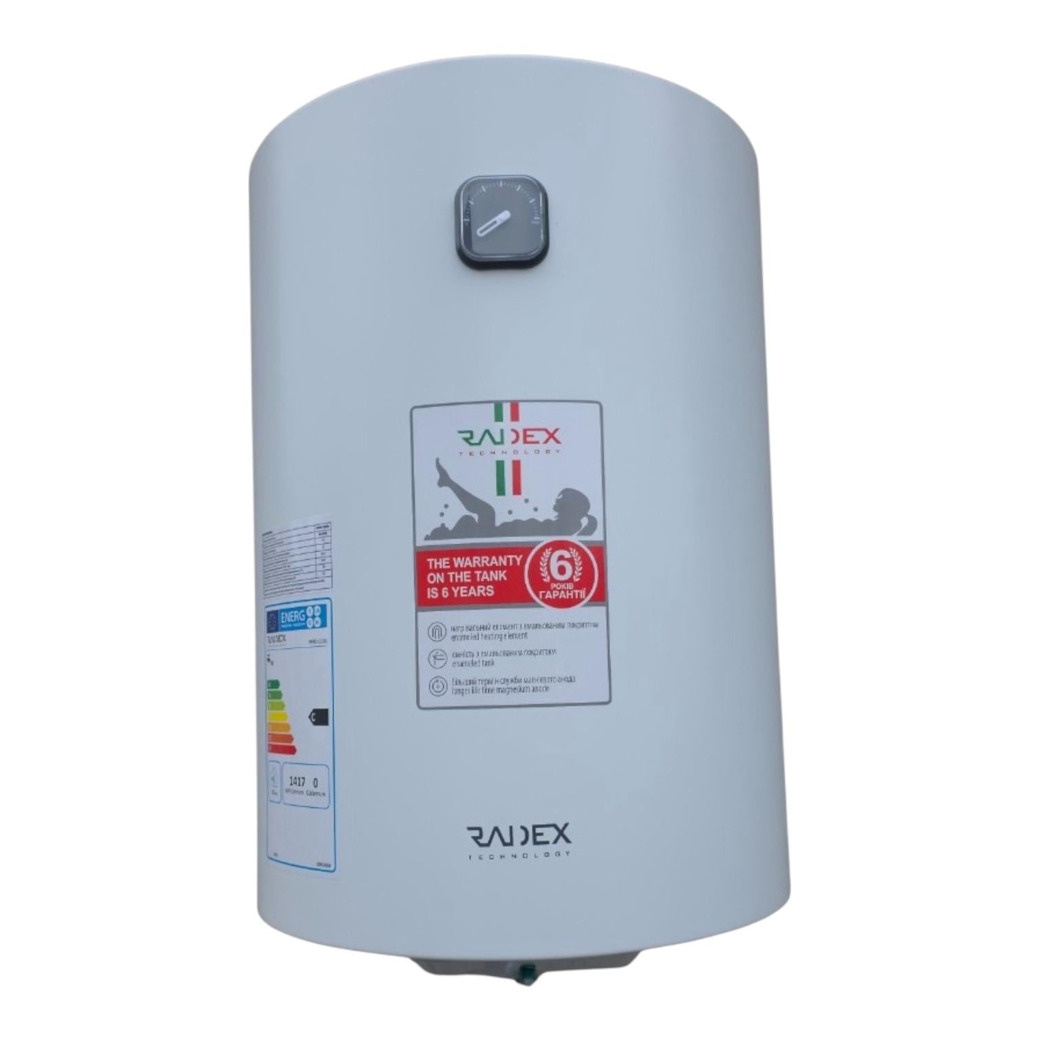 Бойлер круглый Radex RE80-15/RJ 1500 Вт мокрый тен 80 л (00-00009722)