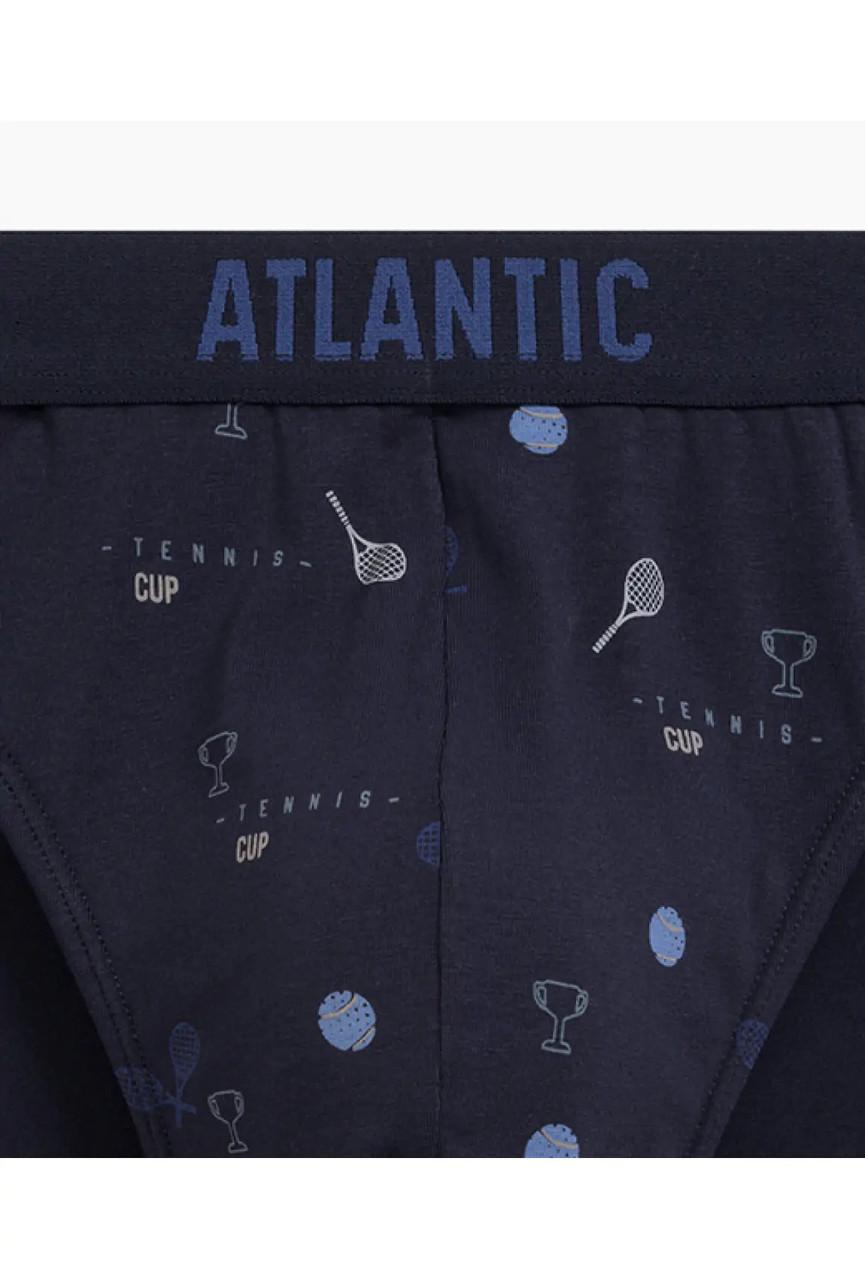 Набор трусов-брифов Atlantic 3MP-171 средней посадки хлопковых 3 шт. XL Темно-синий (25211239) - фото 7 Набор трусов-брифов Atlantic 3MP-171 средней посадки хлопковых 3 шт. XL Темно-синий (25211239) - фото 7