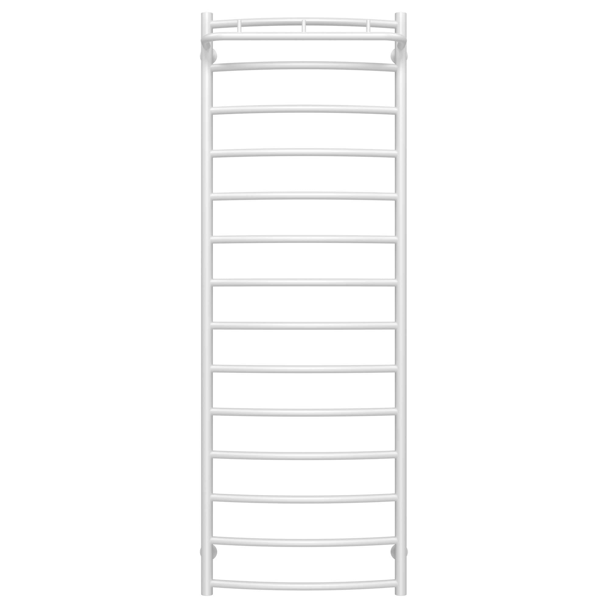 Полотенцесушитель водяной Deffi Классик N П14 нижнее подключение нержавеющая сталь 500х1500 мм Белый (C.KN.150.50.14.W.A)