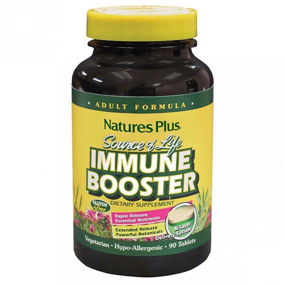 Добавка для імунітету Nature's Plus Source of Life Immune Booster 90 Tabs