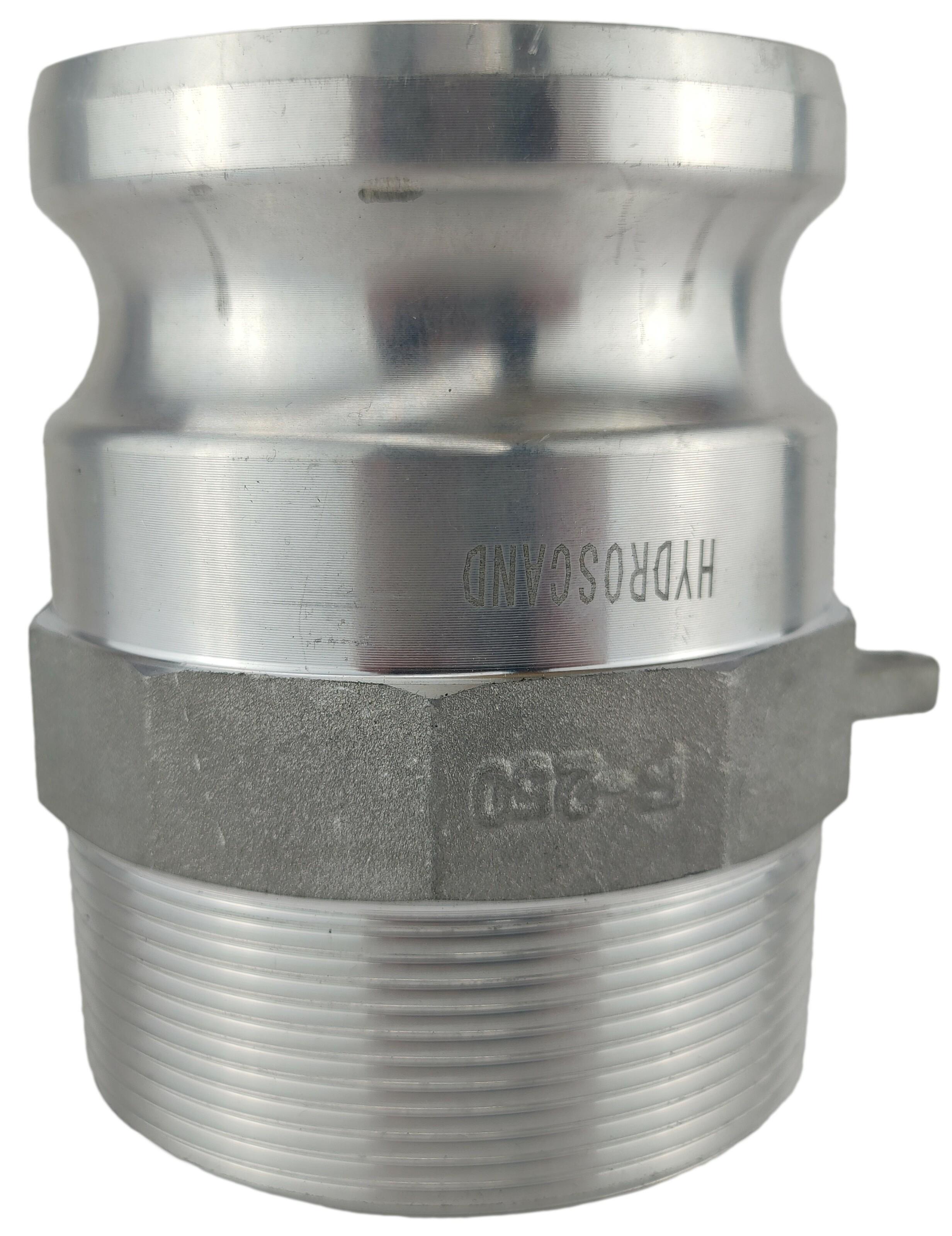 Ніпель camlock тип F із зовнішньою різьбою BSPP ШРЗ алюміній F-250 2 1/2" (50250040)