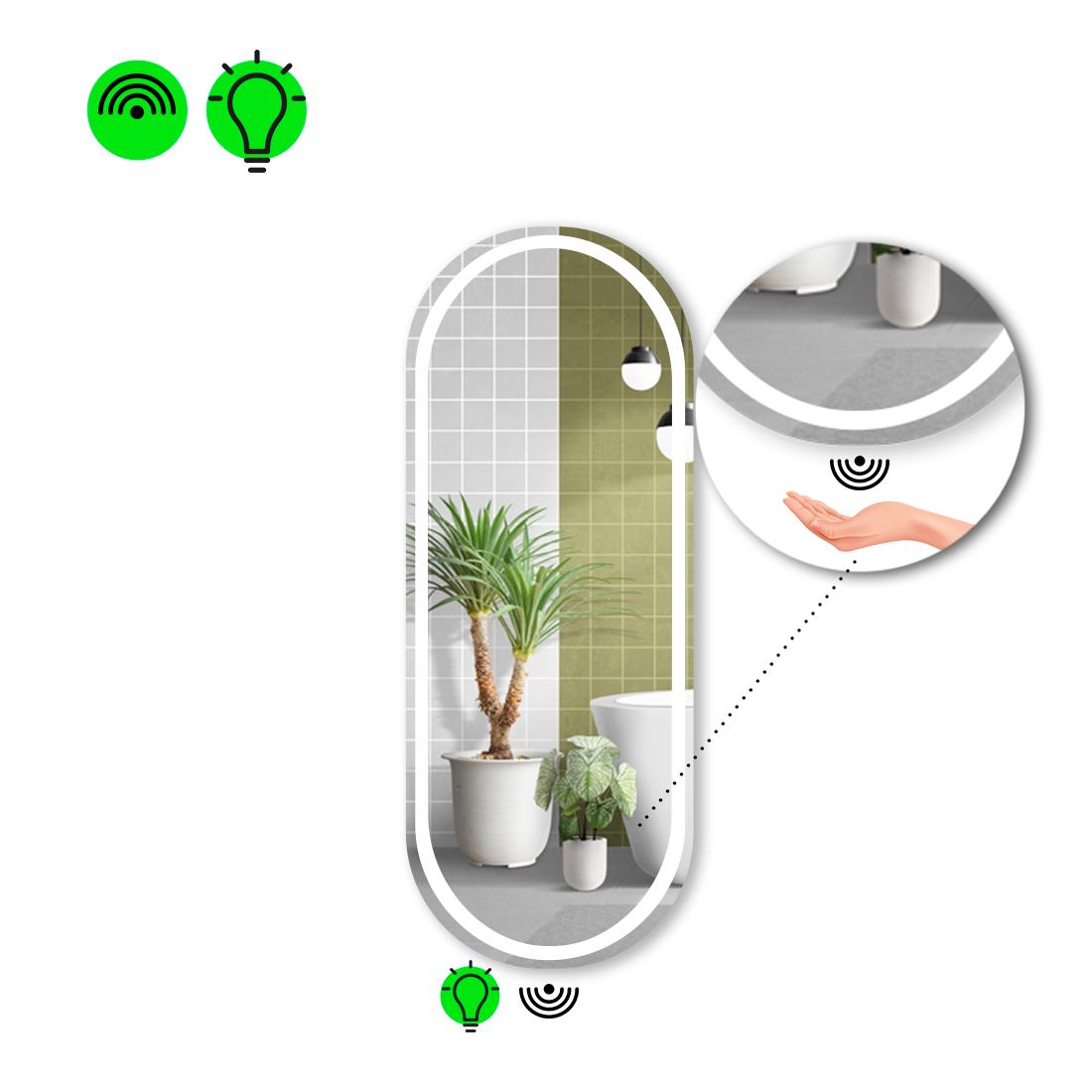 Зеркало с LED подсветкой Portale 1 с ИК включателем 100x50 см (8737568) Зеркало с LED подсветкой Portale 1 с ИК включателем 100x50 см (8737568)