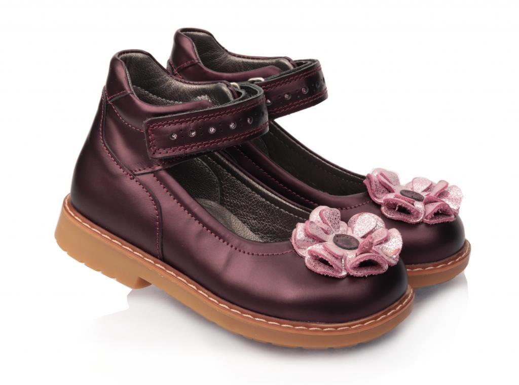 Туфли Topitop для девочек 025-7 г. 24 Темно-бордовый