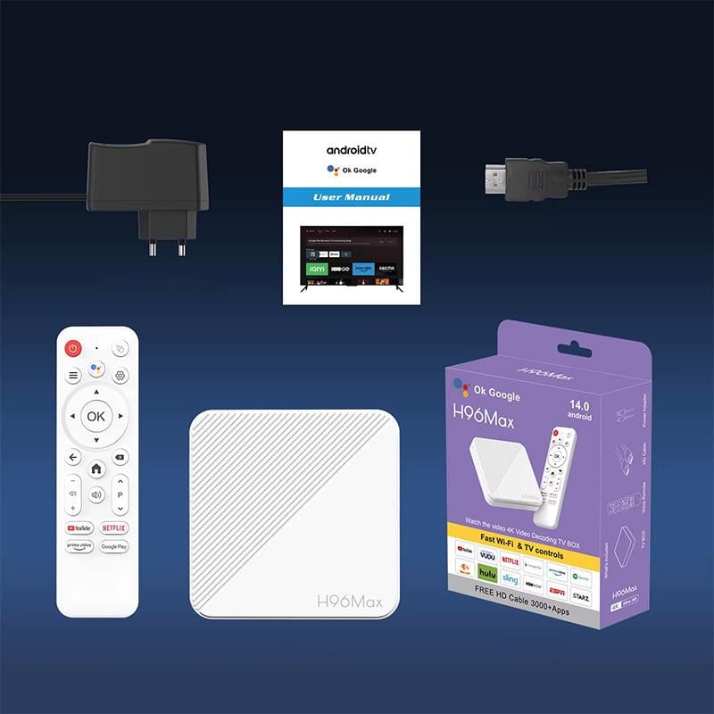 Приставка смарт-тв H96 Max H313 2/16 Гб Android TV 10 Smart Box (578) - фото 4