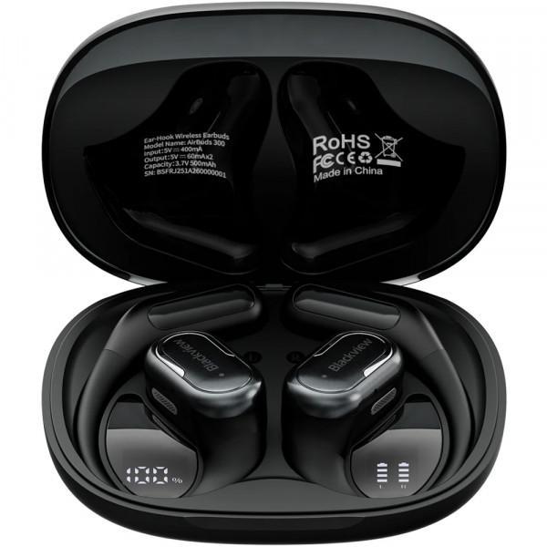 Навушники бездротові TWS Blackview AirBuds 300 Obsidian Black (6931548325826) Навушники бездротові TWS Blackview AirBuds 300 Obsidian Black (6931548325826)