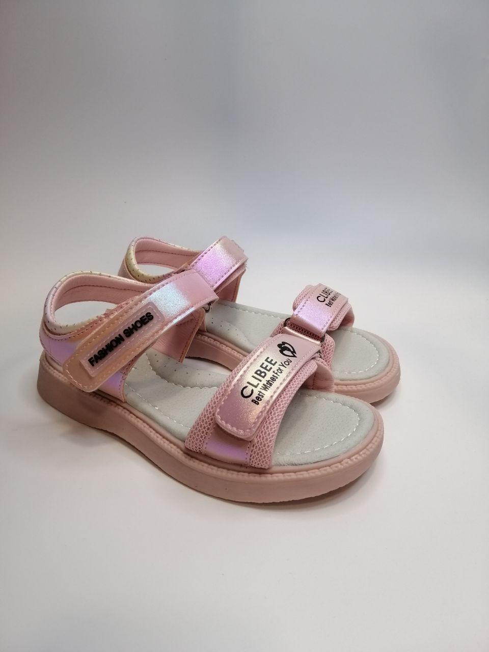 Босоножки для девочки Clibee р. 34 20,5 см Розовый (283 AC pink)