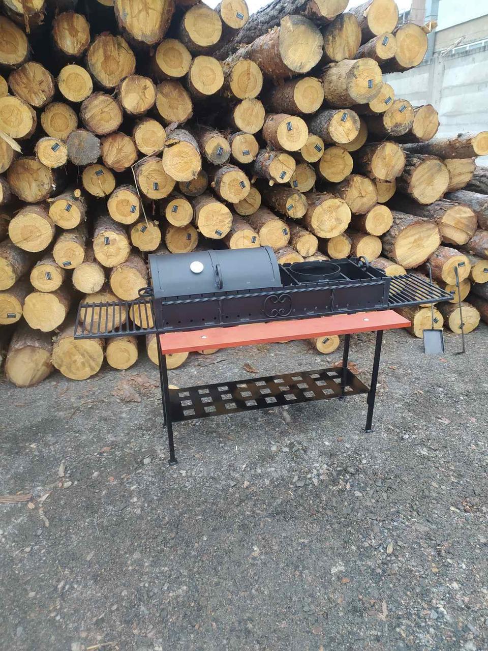 Гриль мангал на 20 шампурів сталь 4 мм 1 м (1785695504) - фото 5 Гриль мангал на 20 шампурів сталь 4 мм 1 м (1785695504) - фото 5