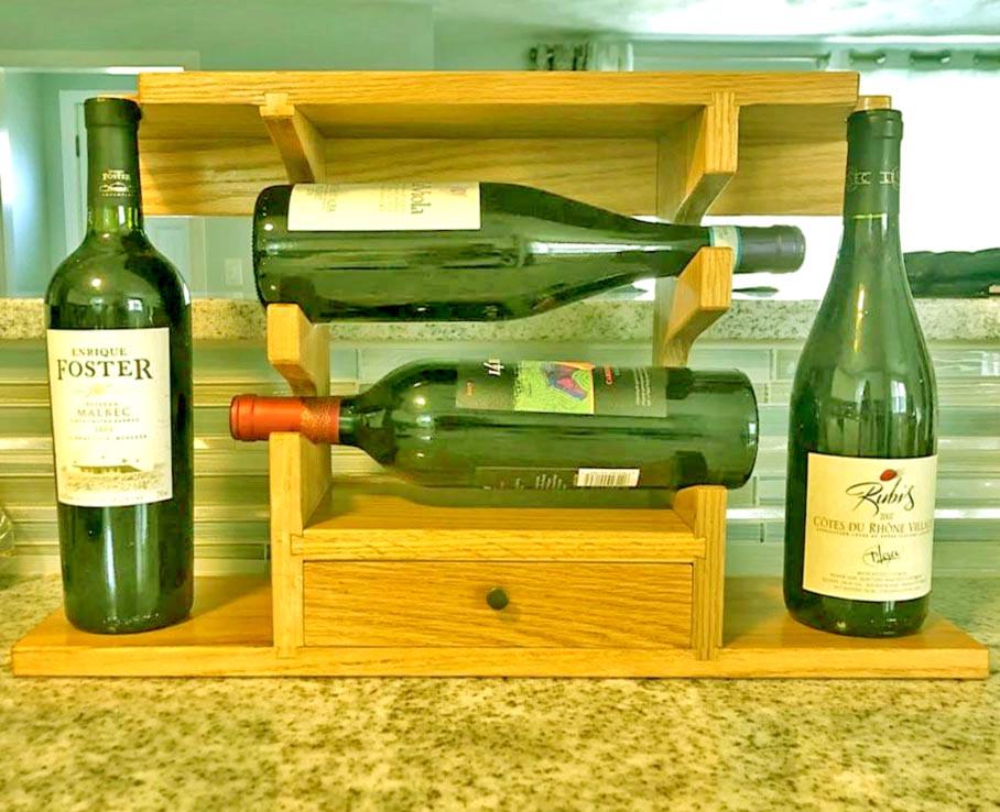 Полка для вина настольная Калахан Карри (Впс-010003)