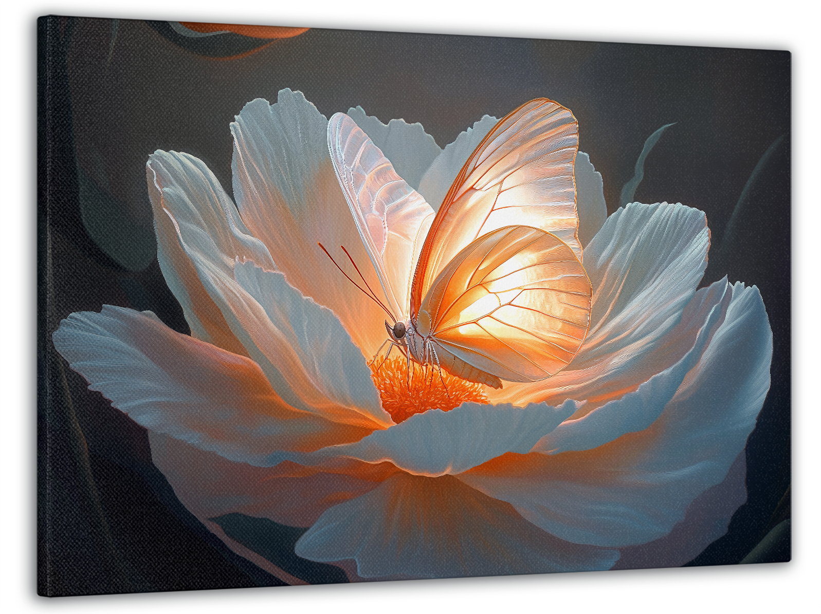 Картина на холсте Mako бабочка на цветке 60x100 см (MK10545)