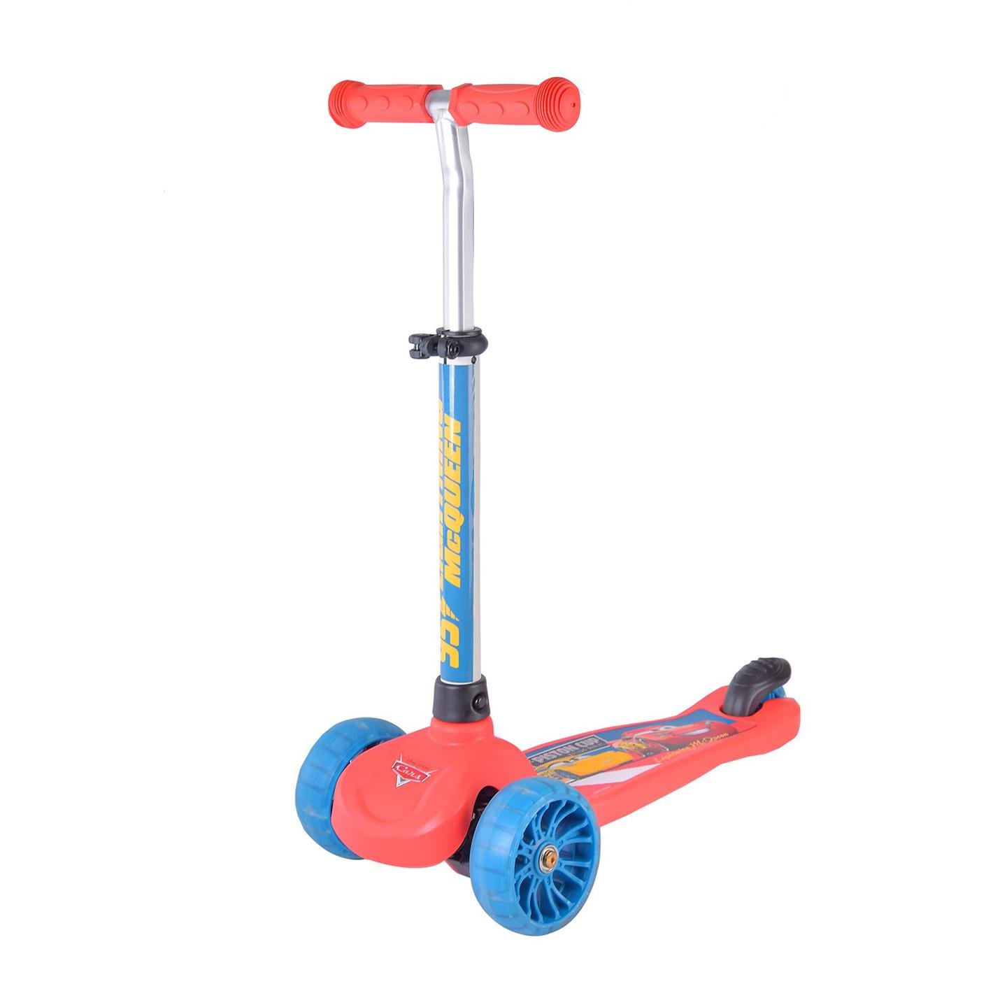 Самокат детский Bambi от 1 года трехколесный со светящимися колесами унисекс Красный (DS-171-S-120)