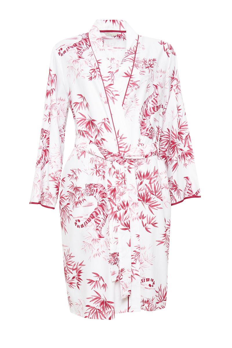 Халат женский CYBERJAMMIES Kristen 4753 с принтом тигра р. 10 S Белый (5051877337152)