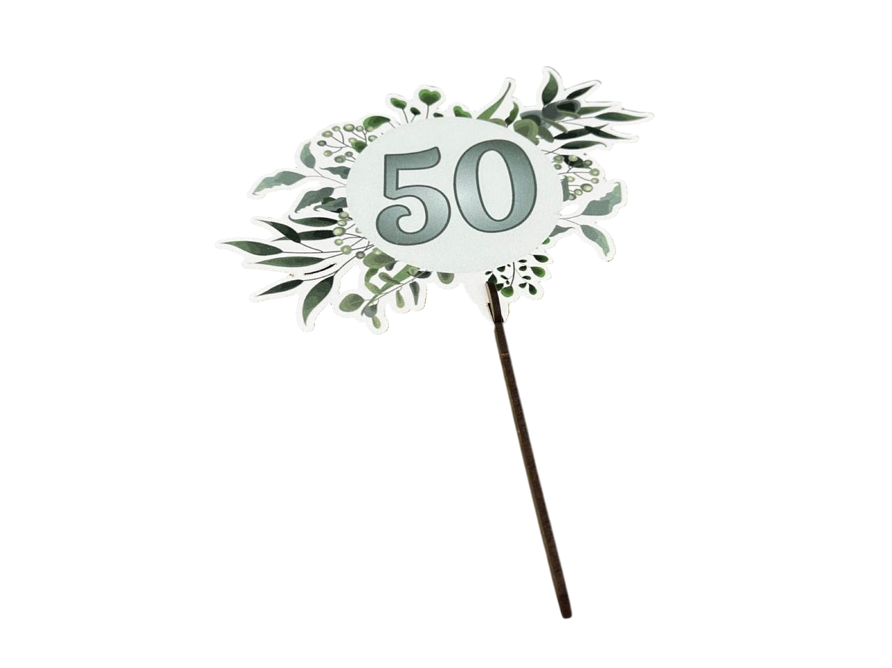 Заготовка-топпер цифра 50 из фанеры для декупажа 18 см (Т-1020) Заготовка-топпер цифра 50 из фанеры для декупажа 18 см (Т-1020)