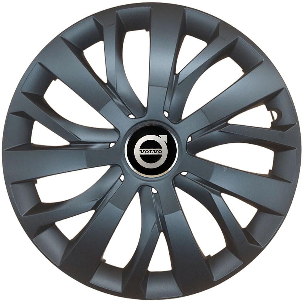 Комплект колпаков SJS R16 для Volvo 432 4 шт. Черный (108360)