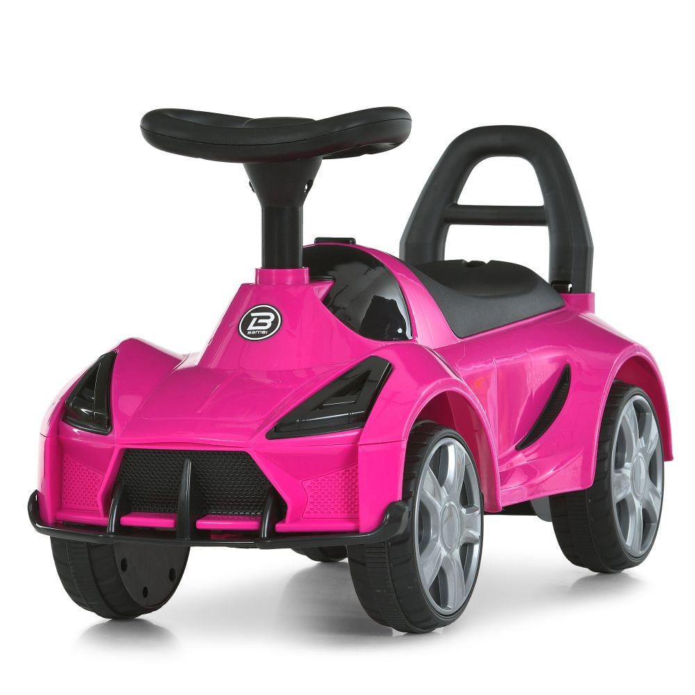 Каталка-толокар Bambi Racer M 6299-8 музыка/свет/колеса 13 см Розовый (32306429)