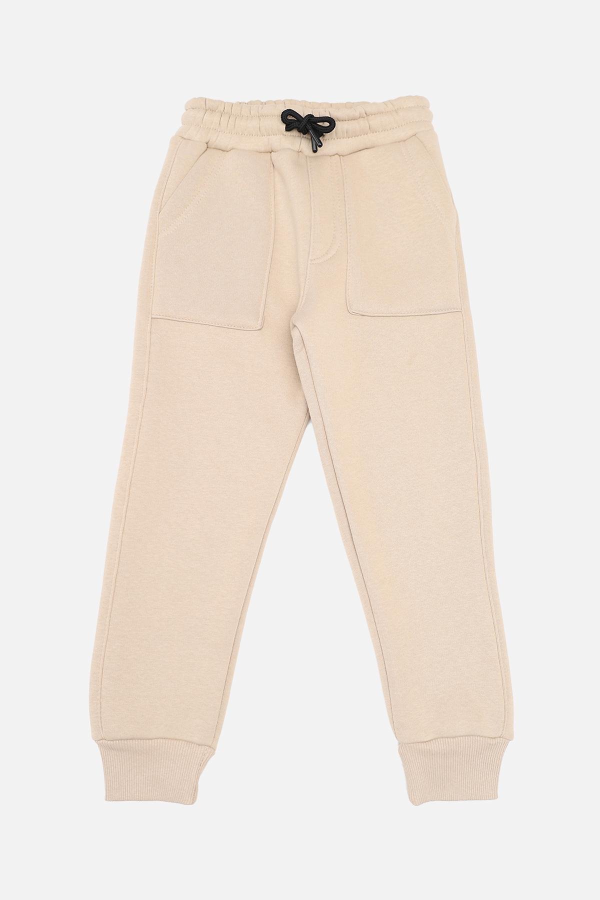 Брюки спортивные для мальчика 146 см Бежевый (ЦБ-00284808) Брюки спортивные для мальчика 146 см Бежевый (ЦБ-00284808)