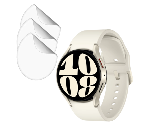 Противоударная гидрогелевая пленка Hydrogel Film для Samsung Galaxy Watch 6 40 mm 6шт, Transparent
