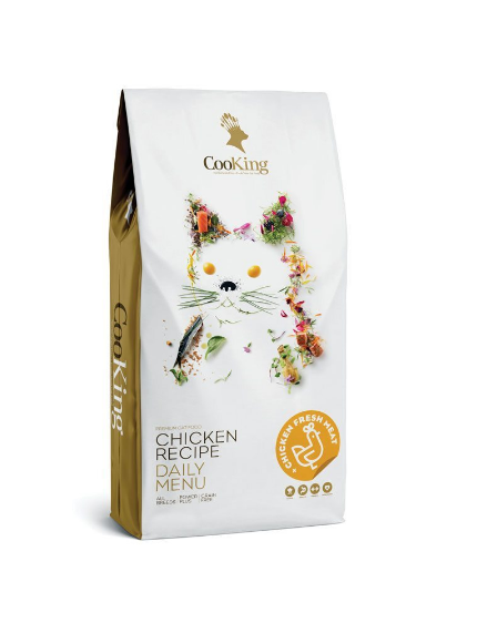 Корм сухой CooKing Cats Chicken 2 кг