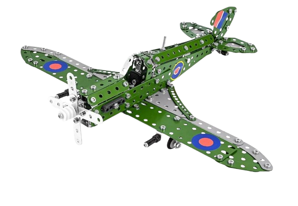 Конструктор детский металлический STEAM Самолет с инструментами 331 деталь (1544) Конструктор детский металлический STEAM Самолет с инструментами 331 деталь (1544)