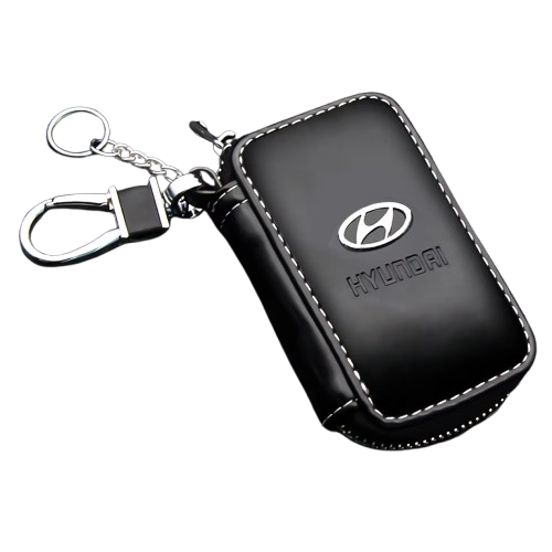 Ключница для автомобиля с логотипом Hyundai Черный (4301)