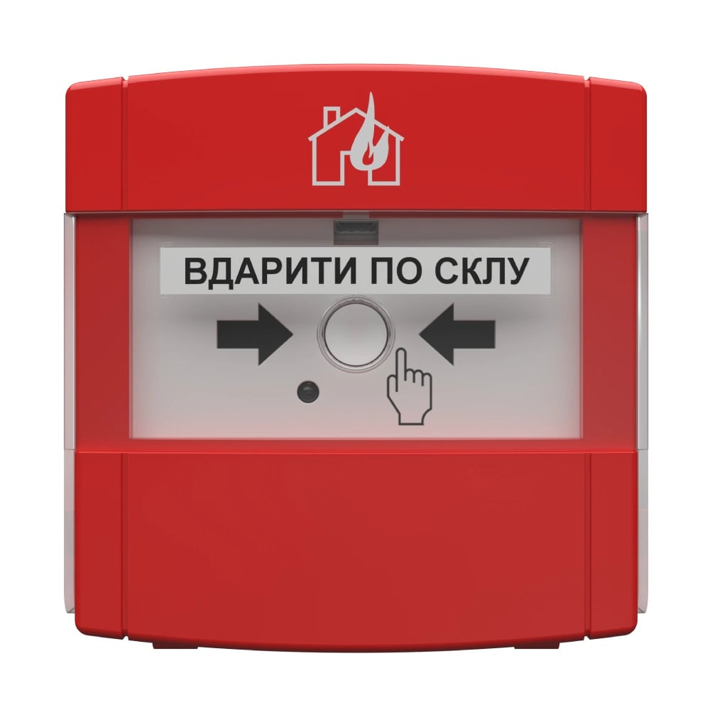 Адресний ручний пожежний сповіщувач Tiras DETECTO MNL100 PRIME A Червоний (28154964)