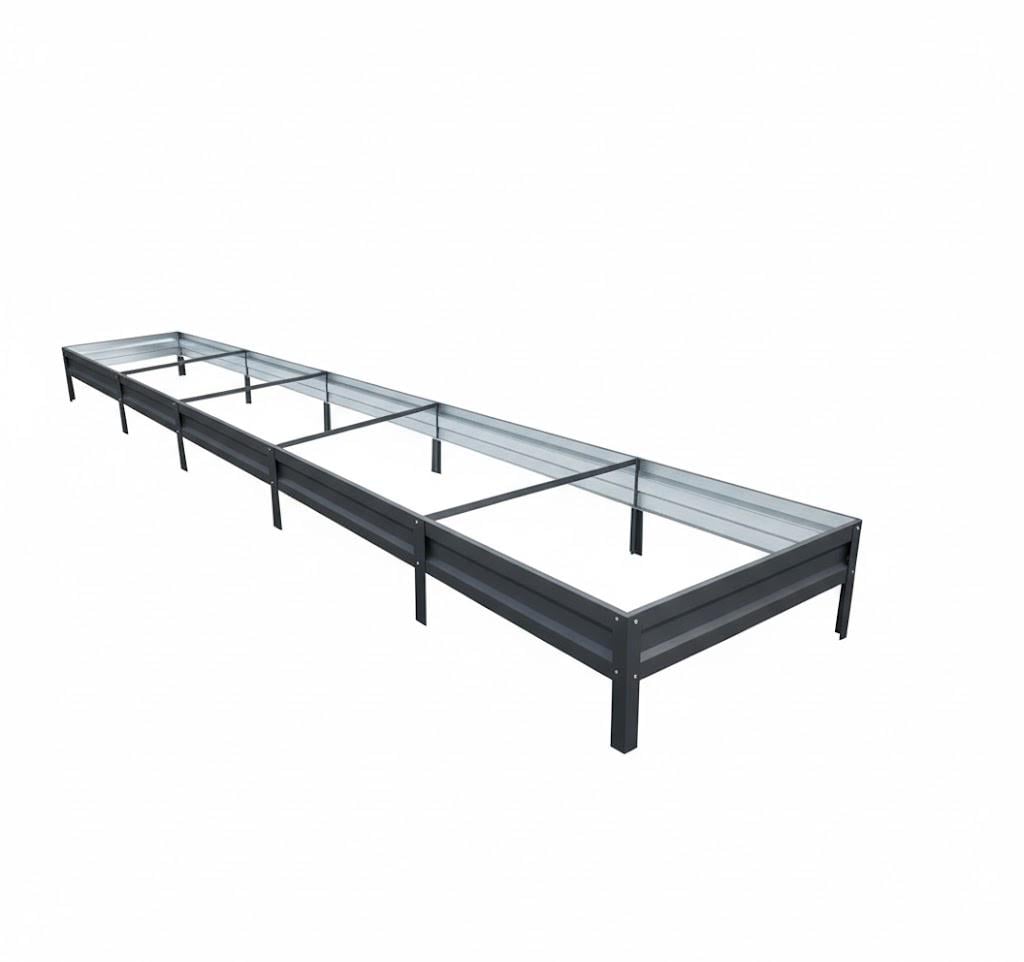 Грядка оцинкованная SIMBUD 0,45 мм 5х1х0,2 м RAL7016 мат (30395575)