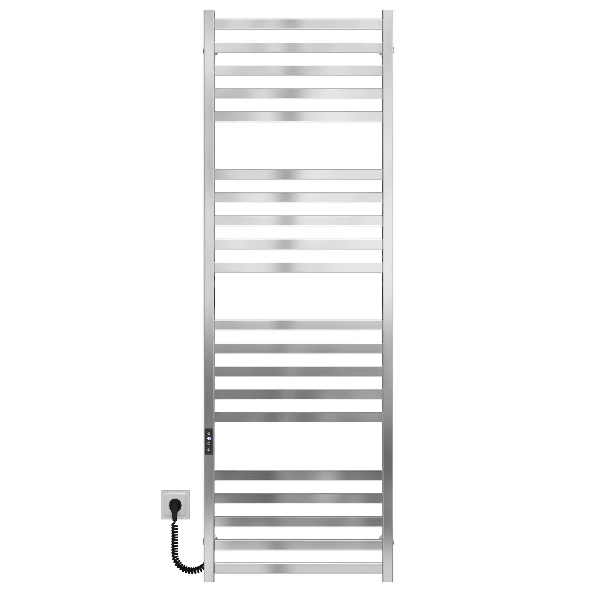 Полотенцесушитель электрический Deffi Magnus П20 JD04 нержавеющая сталь 500х1600 мм Хром (A.MA.160.50.20.ECL2)