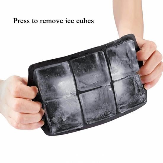 Форма для льоду силіконова з кришкою на 6 комірок Black (128183) - фото 3 Форма для льоду силіконова з кришкою на 6 комірок Black (128183) - фото 3