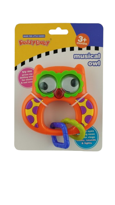 Погремушка музыкальная Сова (000057) Погремушка музыкальная Сова (000057)