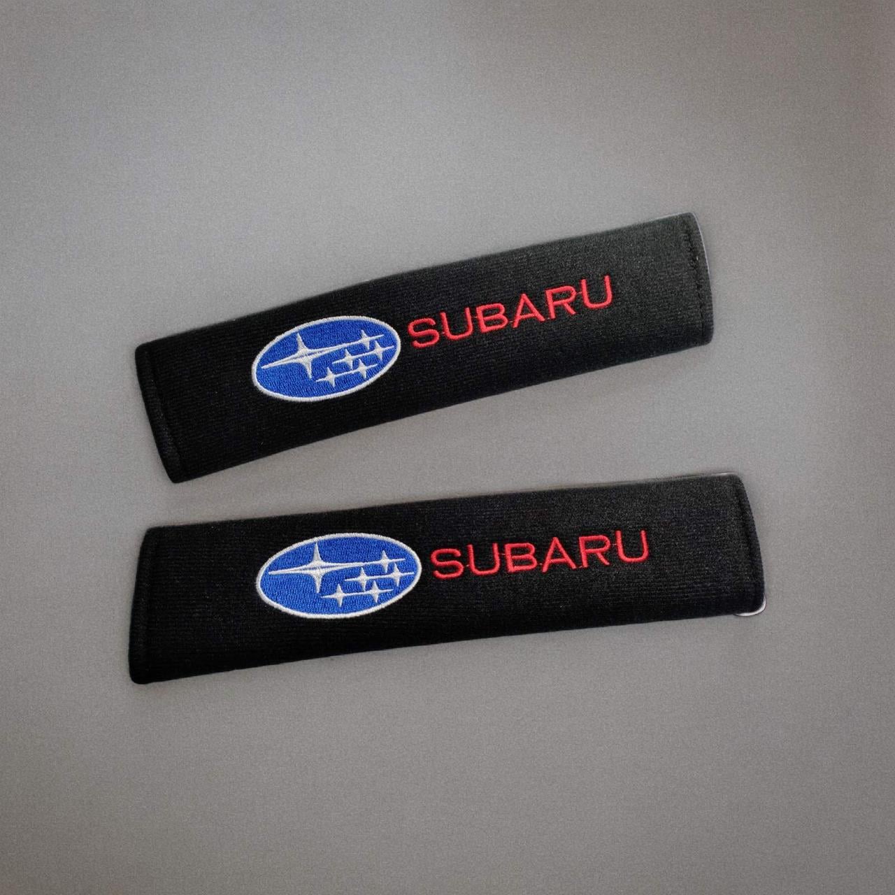 Чохол на ремінь безпеки с логотипом Subaru 2 шт. (2236141683)