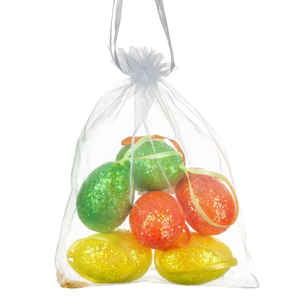 Яйца в мешочке 6 шт. Elisey Глиттер 3 шт. (8108-030)