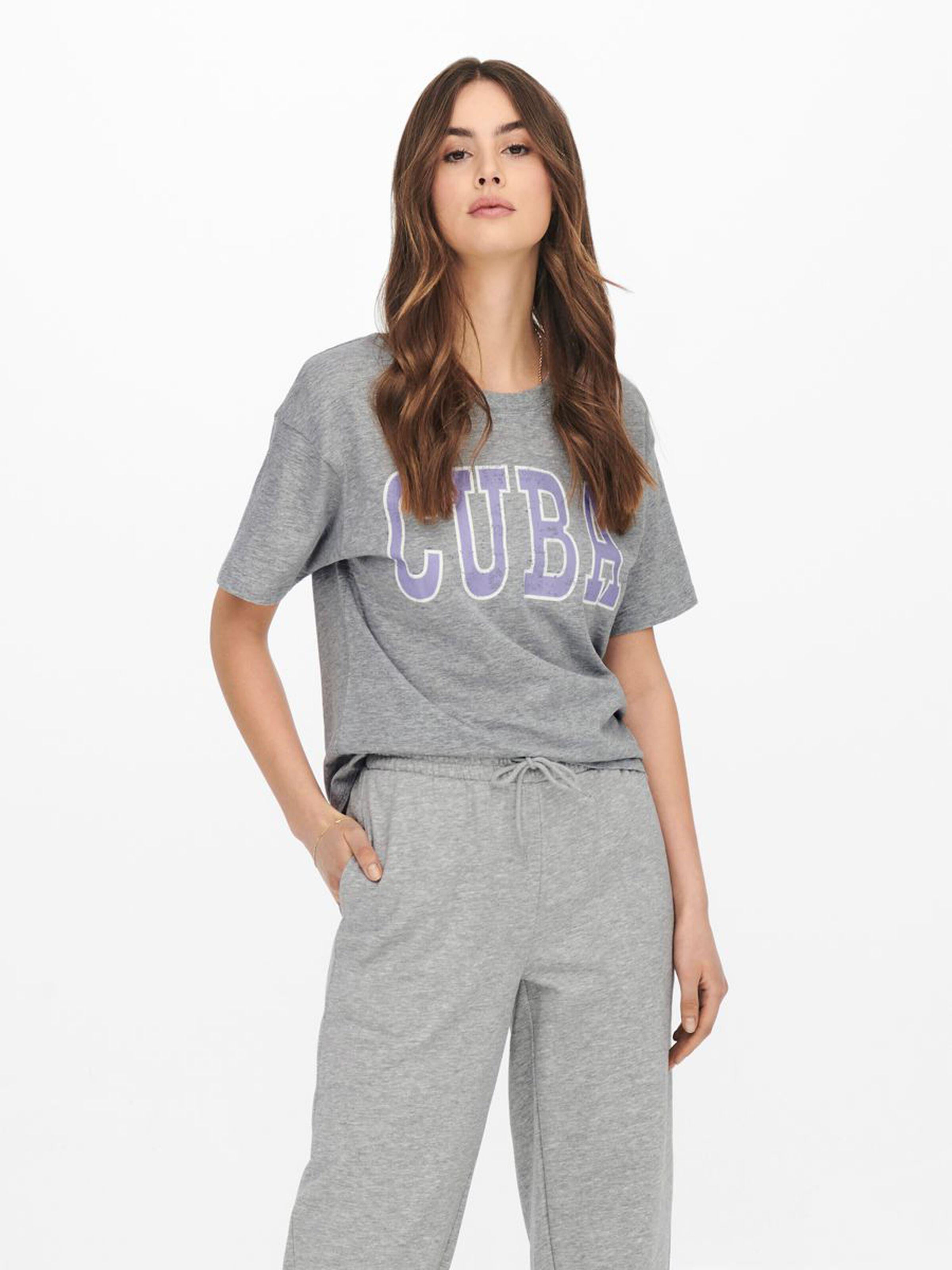 Футболка женская Only 15247469 S Серый