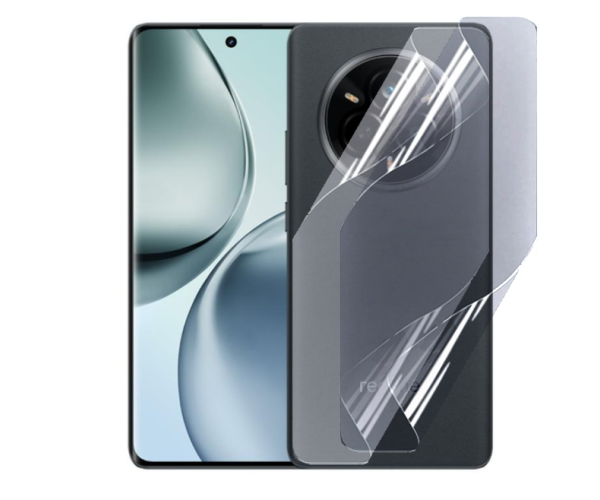 Пленка гидрогелевая противоударная Hydrogel Film для Realme 14 Pro на заднюю панель Transparent