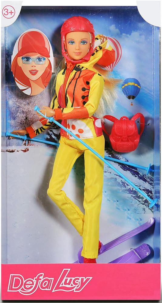 Лялька шарнірна Defa Lucy на лижах (8373)