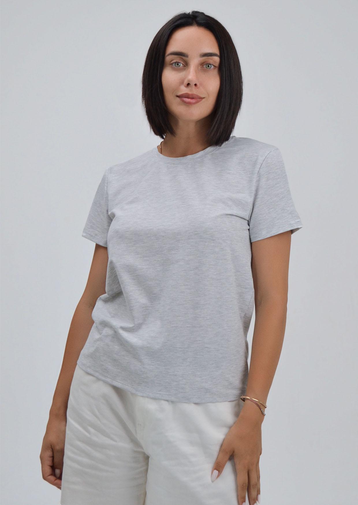 Футболка жіноча Leinle 16194 №1359 M Сірий (4821359161943)