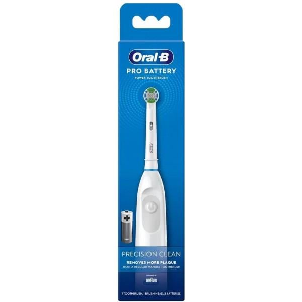 Зубна щітка електрична Oral-B Precision Clean White DB5 на батарейках