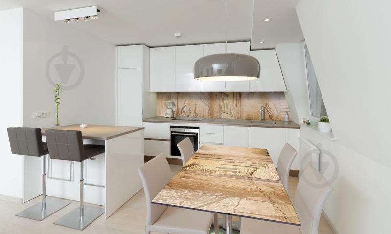 Наклейка вінілова на стіл Zatarga «Музика в старому місті» 600х1200 мм Z180745st Наклейка вінілова на стіл Zatarga «Музика в старому місті» 600х1200 мм Z180745st