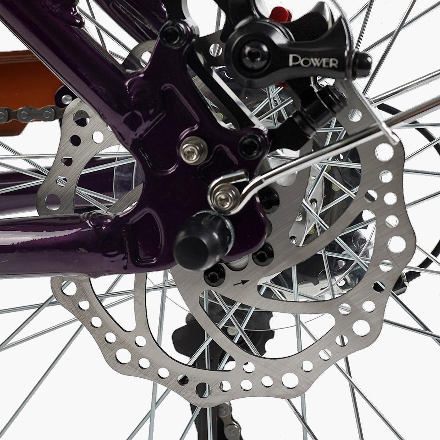 Велосипед міський 28 дюймів Corso Sonata з кошиком та багажником рама 18" Фіолетовий - фото 6 Велосипед міський 28 дюймів Corso Sonata з кошиком та багажником рама 18" Фіолетовий - фото 6