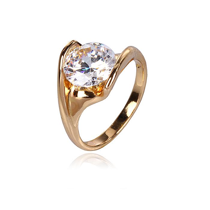 Кольцо с цирконами X10629 Italina р. 17 Белый