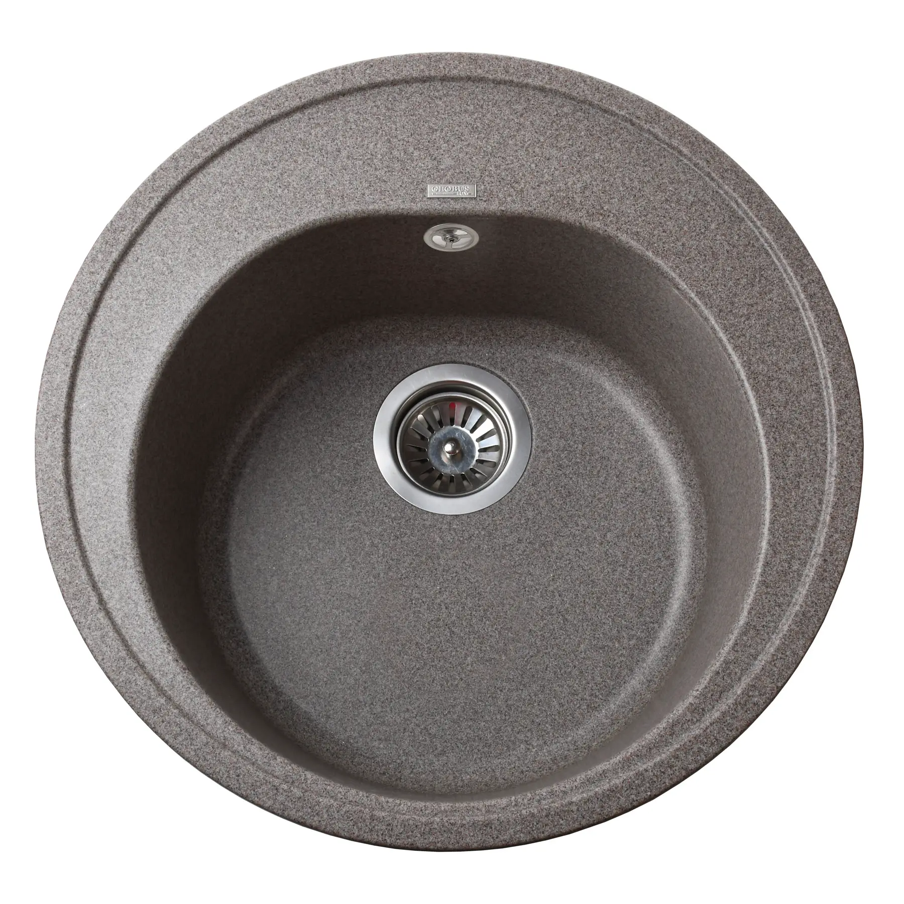Мийка для кухні гранітна Globus Lux MARTIN 510 мм Мокко