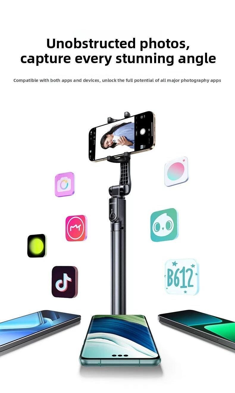 Селфі-палиця Ugreen 1. телескопічна алюмінієва 2 м Чорний (55487) - фото 14 Селфі-палиця Ugreen 1. телескопічна алюмінієва 2 м Чорний (55487) - фото 14