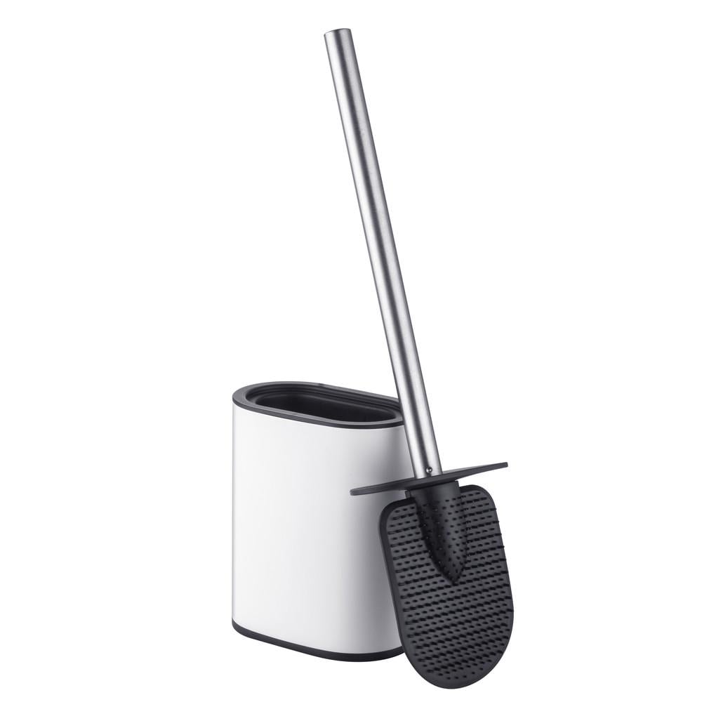 Йоржик для унітазу плоский MIXXUS Premium Diverse-TB0101 універсальний овальний Білий (MI7064)