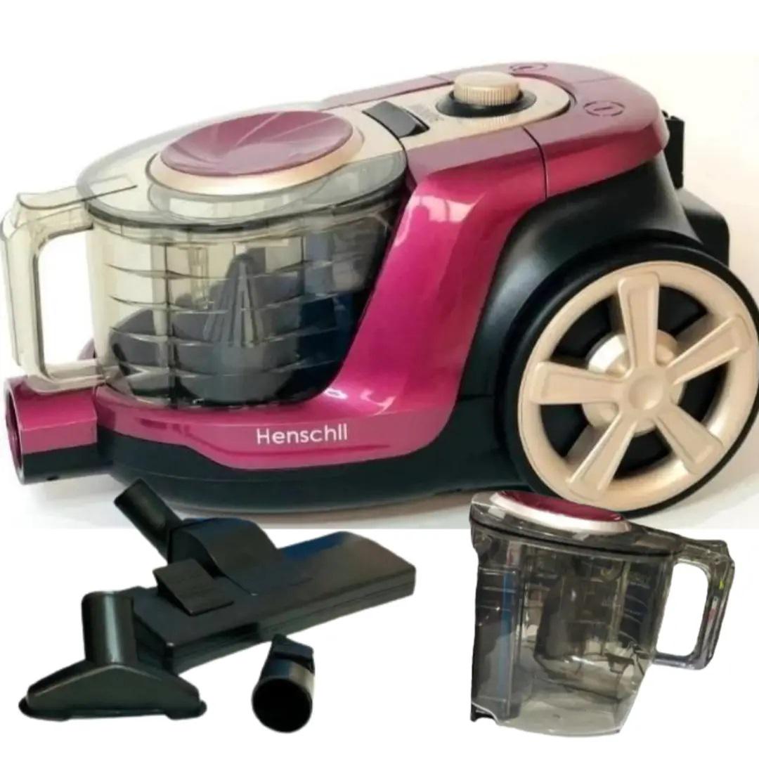 Пилосос циклонного типу Henschll XN-1988 з контейнером 4 л 3000 Вт Бордовий (XN-1988.1) - фото 3