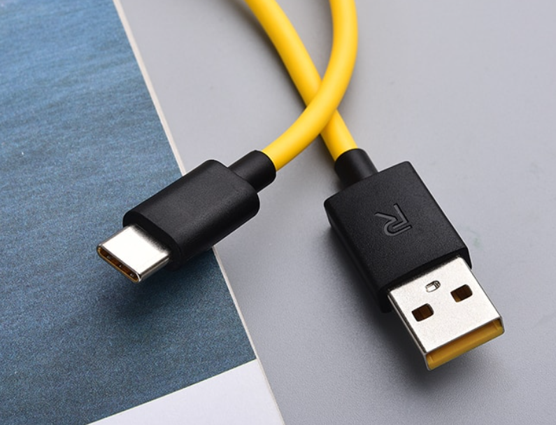 Кабель Data Cable Fast Charging 27W/3A 1 м USB на Type-C/USB-C Yellow - фото 8