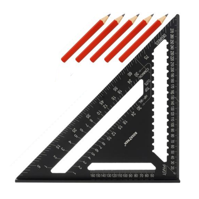 Угольник столярный Bigstreen 25874 30x30 см (25874) Угольник столярный Bigstreen 25874 30x30 см (25874)