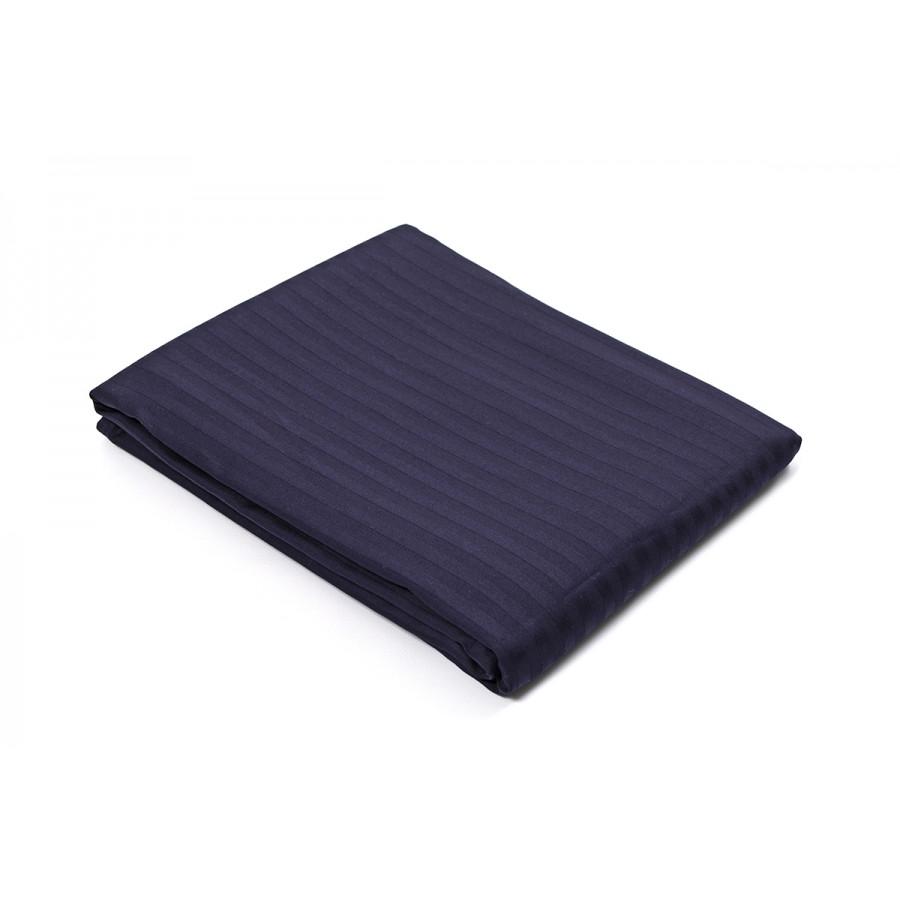 Пододеяльник Lotus Отель Сатин Страйп 1х1 200x220 Темно-синий (svt-2000022263689)